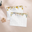 2025-2026 Calendar, Cabbrix Wall Calendar 2025, 18 Months Calendar Runs From July 2025 - December 2026, 15" x 12", Twin-Wire Binding, Hanging Hook, Floral Design by TinyTreasures Baby Boutique