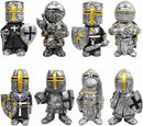 nezababy 8 PCS Knight Garden Gnomes Decorations Funny Medieval War Sculpture Army Guard Statue Outdoor Yard Lawn Decor Resin (8 Pcs Set) by GreenHaven Gardens