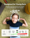 Belkin SoundForm Mini Kids Wireless Headphones w/Built-in Microphone, 30H of Playback Time, Fun Stickers, & Case - Over-Ear Headsets for Online Learning, School, iPhone, iPad, Galaxy, & More - White by TinyTreasures Baby Boutique