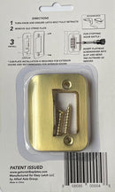 Gator Door Latch Restorer - Strike Plate (Bright Brass) by TinyTreasures Baby Boutique