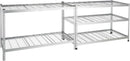 Amazon Basics 4000IBS Heavy Duty Adjustable Storage Shelving Unit, 5 Shelf, High-Grade Aluminum, Silver, 60 x 24 x 78 Inch by GreenHaven Gardens