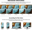 NEWCOSPLAY Faux Fur Twin Blanket Blue 3D Ribbed Plush Thick Warm Blanket for Couch Sofa Bed 850GSM (Blue Ribbed, Twin(60"x80")) by CozyNest Decor