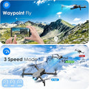 Drone with Camera, 1080P FPV Foldable Drone with Brushless Motor, One Key Take Off/Land, Altitude Hold, 360° Flip, Gravity Control, 2 Batteries, 3 Speeds Mini Drone for Kids Beginners by TinyTreasures Baby Boutique
