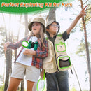 Kids Explorer Kit & Bug Catcher Kit, Kids Camping Gear for Kids, Outdoor Exploration Set with Vest & Hat, Ideal Outdoor Camping Adventure Toys for Ages 3 4 5 6 7 8 Boys Girls by TinyTreasures Baby Boutique