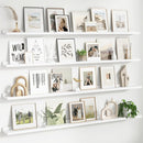 Floating Picture Ledge Shelves for Wall Set of 4, 72 Inch Wall Shelves with Lip Long Large Nursery Book Shelf for Toys Storage Kids Bookshelf Wall Mounted Living Room Bedroom Decor Frames by TinyTreasures Baby Boutique
