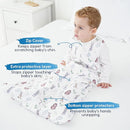 TotAha Toddler Quilted Sleep Sack 1.0 TOG for 2T-3T-4T, Soft Warm Wearable Blanket Baby Sleep Bag with 2-Way Safe Zippers,Premium Winter Extra Large Sleeping Sacks by TinyTreasures Baby Boutique
