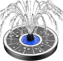 SZMP Solar Fountain Upgrade, 3.5W Solar Powered Bird Bath Fountains with Flower, Outdoor Water Feature Solar Pump with 7-in-1 Nozzles, 4 Fixed Pipes for Humingbirds, Garden, Pool, Pond, and Fish Tank by GreenHaven Gardens