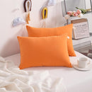 NTBAY Toddler Pillows, Down Alternative 13"x18" Pillows, Machine Washable - Soft and Breathable Travel Small Pillows for Sleeping, Ideal for Daycare, Crib, Cot, Orange by TinyTreasures Baby Boutique