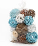 ANDALUCA Decorative Vase Filler Bag with Orbs, Balls (Aqua Blue) by CozyNest Decor