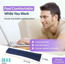 SunnyBay Microwave Heating Pad, Microwavable Heated Neck and Shoulder Wrap, Soothing Weighted Moist Heat or Ice Pack with Flaxseed and Lavender, FSA HSA Eligible, 26x5 Inches, 2.5 lbs, Navy Blue