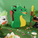 WERNNSAI Dragon Piñata - Dinosaur Party Supplies Dino Piñata Bundle with Blindfold and Stick for Boys Kids Dragon Theme Birthday Party Game Decorations (15.5" x 10" x 3") by TinyTreasures Baby Boutique