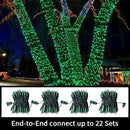 100 Count Green- String Lights - 21.6FT LED Christmas Lights, Mini led Lights for Indoor Outdoor Home Holiday Party Wedding Independence Day Decoration by CozyNest Decor