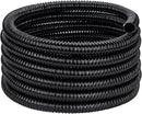 Pond Tubing ID 2” × 20ft Black Corrugated Flexible Reinforced Waterfall Pond Tube Sump Pump Hose, Non-toxic & Kinkproof (20 ft, 2" ID) by GreenHaven Gardens