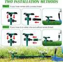 2 Pack Sprinklers for Yard, 360Rotating Lawn Sprinkler, Sprinklers for Yard Large Area, Lawn Sprinklers, Powerful and Even Watering for Lawns, Gardens and Kids by GreenHaven Gardens