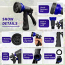 AUTOMAN Garden Hose Nozzle, Water Sprayer Nozzle with 7 Adjustable Watering Patterns,Slip Resistant Nozzle for Plants,Lawn,Washing Cars,Window Cleaning,Showering Pets & Outdoor Fun. by GreenHaven Gardens