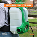 FlowZone Cyclone 3 Battery Powered Backpack Sprayer - Variable-Pressure 5-Position Electric Sprayer Compatible with FlowZone, De-Walt, Milwaukee, Makita, & Bosch Batteries (Battery Not Included) by GreenHaven Gardens