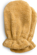 mushie Baby Bath Mitt | Organic Cotton | Pack of 2 (Fall Yellow) by TinyTreasures Baby Boutique