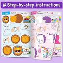EZCRA Unicorn Sewing Kit for Kids - 8-in-1 Kids Sewing Kit - Easy to Do Craft Kits for Ages 4-8 - Sewing Crafts - Extra Felt Stickers for Decoration - No Mess with Full Instructions by TinyTreasures Baby Boutique