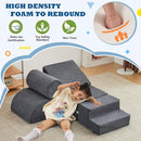 Jela Foam Blocks 6Pcs Soft Play Equipment Luxury Corduroy Fabric, Toddler Climbing Toys Indoor Soft Play for Toddlers by TinyTreasures Baby Boutique