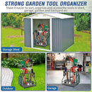 Garden Tool Organizer for Garage, Garden Tool Rack, Up to 58 Long Handled Tools, Yard Tool Holder for Garage, Shed, Outdoor, Tool Stand, Black (Garden Tool Rack) by GreenHaven Gardens