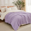 EMME Cotton Blanket Twin XL for Bed Soft Muslin Blankets 66"x90" Lightweight Breathable Layering Bedspread Coverlet All Season Gauze, Lavender by CozyNest Decor