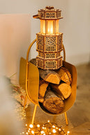 Wood Trick Antique Lantern Luminous LED 3D Wooden Puzzles for Adults and Kids to Build - 2-Mode Lighting - Engineering DIY Project Mechanical 3D Puzzle Model Kits for Adults by TinyTreasures Baby Boutique