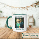 Personalized Coffee Mug, Custom Photo Text 11 Oz Ceramic Mug, Customized Picture Name Tea Cup, Unique Gift Idea, Taza Cafe Personalizadas Fotos, Cute Custom Gifts Mom Women Men, Father's Day, Green by TinyTreasures Baby Boutique