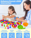 Counting Animals Montessori Toys for 3 4 5 Years Old Boys Girls, Preschool Learning Activities Kindergarten Educational Sensory Toys Gifts for Kids Toddlers Ages 3-5, 4-8 by TinyTreasures Baby Boutique