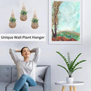 3PK Wall Planters for Indoor Plants, Macrame Plant Hanger | Wall Planter, Plant Hanger, Hanging Planter (3PK, for 4 inch Pot) by CozyNest Decor