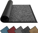 Mibao Front Door Mat, Dirt Trapper Welcome Mat for Outdoor Indoor, Non-Slip Waterproof Doormat, Durable Machine Washable Low Profile Entry Rug for Back Door Outside Patio Porch, 72" x 24", Grey by CozyNest Decor