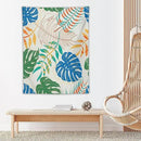 ICMOLYYENLO Tropical Green Plant Tapestry, Green Palm Leaves Natural Landscape Print Wall Tapestry for Bedroom Living Room Dormitory 60x80 Inch by CozyNest Decor