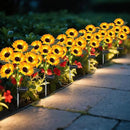 Sunflower Solar Lights Outdoor Decor, 6 Pack Solar Garden Decor 36 Waterproof Solar Sunflower Outdoor Lights for Garden Patio,Flower Bed, Pathway, Gift for Women, Mom, Grandma (6 Pack) by CozyNest Decor