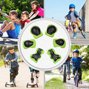 Knee Pads for Kids Knee Pads and Elbow Pads Toddler Protective Gear Set Kids Elbow Pads and Knee Pads for Girls Boys with Wrist Guards 3 in 1 for Skating Cycling Bike Rollerblading Scooter-Green M by TinyTreasures Baby Boutique