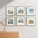 Vittanly 12x12 Picture Frames Set of 9, Shatter Resistant Plexiglass, Display 8x8 Pictures with Mat or 12x12 without Mat, Photo Frames for Wall Mount, Engineered Wood, Grey by CozyNest Decor