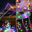 Coloured Globe String Lights Battery Operated,1 Pack 26.2FT 60 LED 16 Colour Changing Water Proof Crystal Ball Outdoor String Lights with Remote Control for Home, Patio,Party,Garden ,Christmas,Easter by GreenHaven Gardens