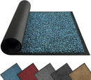 Mibao Front Door Mat, Dirt Trapper Welcome Mat for Outdoor Indoor, Non-Slip Waterproof Doormat, Durable Machine Washable Low Profile Entry Rug for Back Door Outside Patio Porch, 60" x 36", Blue by CozyNest Decor
