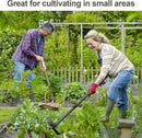 Hoe Garden Tool, 45 Inch Garden Hoe Long Handle for Weeding, Hoe Cultivator 2 in 1 Hand Garden Tools for Gardening Planting by GreenHaven Gardens