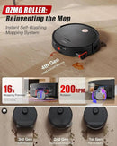Yeedi S16 Plus Robot Vacuum & Mop with Automatic Omni Station, Blast 16,600Pa Suction, OZMO Roller Self-Wash Mopping, ZeroTangle 3.0, Triple Lift Floor Lift, AI-Powered Navigation and Mapping by CozyNest Decor