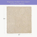 Bigacogo Chunky Knit Throw Blanket for Couch, 60x80 inches, 100% Hand Knitted with Thick Jumbo Chenille Yarn, Cozy Soft Large Rope Knot Cable Crochet Blankets for Sofa Bed Living Room, Beige by CozyNest Decor