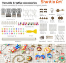 Shuttle Art 112 Colors Polymer Clay Kit with 20 Clay Tools, 16 Kinds of Accessories, Non-Toxic, Non-Sticky, Ideal DIY Art Craft Gift for Kids Adults by TinyTreasures Baby Boutique