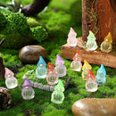 120 Pcs Mini Resin Luminous Gnomes Bulk Tiny Fairy Resin Statues Glow in The Dark Small Gnomes Miniature Figurines for Landscape Outdoor Patio Yard Lawn Plant Pots Fairy Decor (Classic) by GreenHaven Gardens