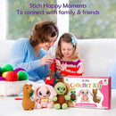 A-URA Learn to Crochet Kit for Beginners Kids and Adults, Premium 3 Animal Pattern Large Size Beginner Crochet Kits with Easy Tube Yarn & Step-by-Step Video Tutorials (Safari Friends–Larger Plushies) by TinyTreasures Baby Boutique