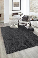 Non-Slip Washable 5x7 Area Rugs for Living Room Bedroom, Ultra Soft Bedside Rug, Indoor Floor Carpet for Kids Girls and Boys, Dorms, Nursery Rooms, Non-Skid Area Rug, Abstract Anthracite, 5' x 7' by TinyTreasures Baby Boutique