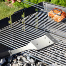 Supernal Pro Grill Master Kit -6pc Heavy Duty Stainless Steel BBQ Tools Set with Anti-Slip Handles|Commercial-Grade Spatula,Grill Brush,Basting Brush,Chef's Knife & More|Gift for Dad's Outdoor Cooking by GreenHaven Gardens