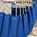 Chihee Hammock Chair Hanging Swing 2 Pillows Included,Strong Webbing Straps and Hooks for Easy Hanging Soft Cotton Hanging Chair Side Pocket Tassel Chair Comfort Indoor Outdoor Royal Blue by GreenHaven Gardens