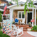 Louise Maelys 4th of July Garden Flag Patriotic Five-pointed Stras Tree Independence Day 12x18 Inch Welcome Double Sided Stars and Stripes Small Burlap Yard Sign Outside Outdoor House Decor by GreenHaven Gardens