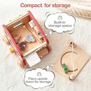 EERKEOD Wooden Activity Cubes for Toddlers Montessori Toys for Boys Girls Educational Learning Toys for Kids Wooden Toys for First Birthday Gift by TinyTreasures Baby Boutique