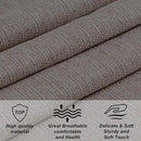 Velvet Upholstered Headboard Queen/Full Size Latest Model Wall Mount, Bed Frame Mount, Featuring High-Density Sponge Padding, Luxury Texture Easy Assembly Comfort and Style-Linen by CozyNest Decor