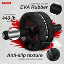 VINSGUIR Ab Roller Wheel, Abs & Core Workout Equipment for Home Gym with Knee Pad Accessories, Abdominal Wheel for Full-body Strength Training by CozyNest Decor