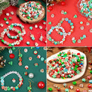 1480pcs Christmas Polymer Clay Beads Charms Friendship Bracelet Necklace Earring Jewelry Making kit, Accessories for Arts Crafts DIY Gifts for Women Girls by TinyTreasures Baby Boutique